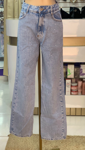 Jeans piedras palazo