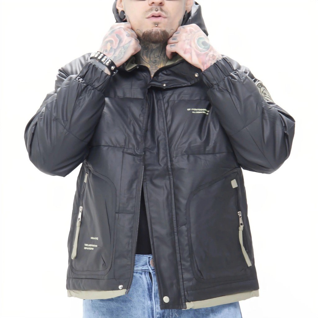 Chaqueta Puffer Negra