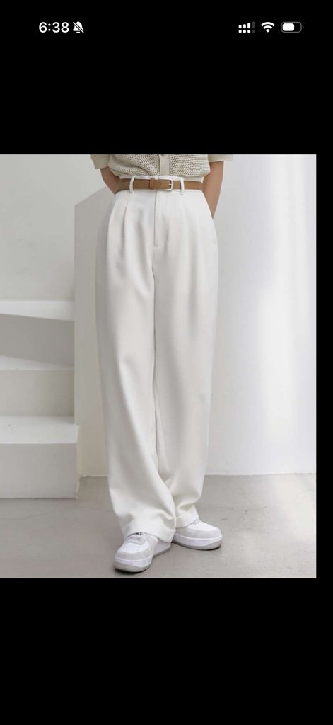 PANTALÓN DE VESTIR BLANCO