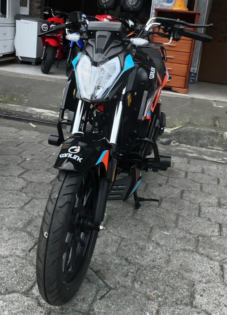 MOTO SONLINK SL170-3F NEGRO / NARANJA