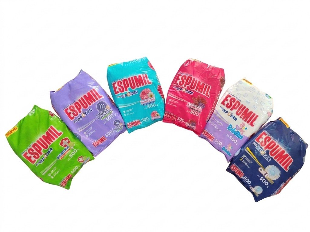 Bolson Deterg Espumil 500g Surtido 20 unds